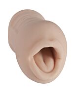 Deep throat mouth masturbator