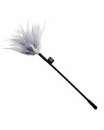 Fifty shades of gray feather duster