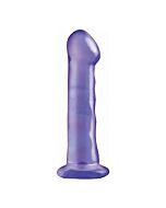 Basix lilac jelly penis 16 cm