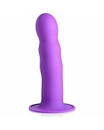 Expressible wavy dildo - purple