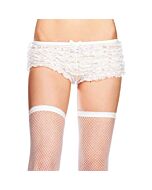 Leg avenue frilly white lace panties