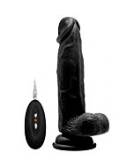 Real rock 003 100 vibrator 20cm black realistico