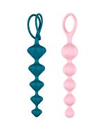 Satisfyer beads bolas anales silicona - colores