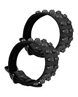 Ouch! skulls and bones - esposas para tobillos con calaveras - negro