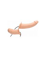 Supreme pleasure arnés con doble dildo vibrador
