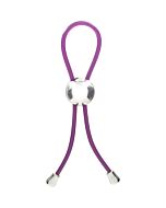 Lila adjustable penis ring
