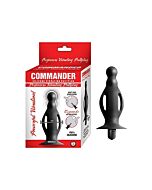 Commander beginners plug anal vibrador - negro