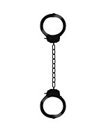 Ouch prison black ankle cuffs