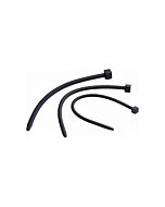 Bolted deluxe silicone urethra catheters - black