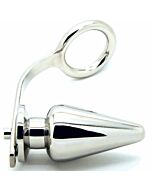 METAL HARD ANILLO TESTICULOS Y PLUG METAL