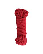 Red japanese style rope bondage