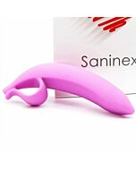 Saninex banana dildo orgasmic fantasy pink