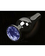 Plug metal gema azul - s