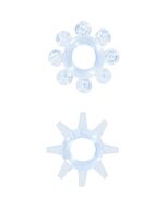 Power stretchy blue ring 2pcs
