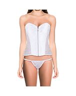 Corset atlas blanco