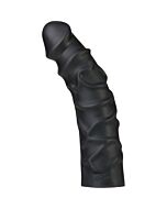 The raging - realstico silicone penis black 20 cm