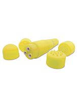 Yellow Neon luv touch mini massager