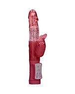 Vibrador rampante beetle con rotación - rojo