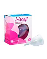 Iriscup transparent small glass mestrual
