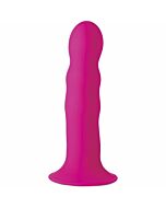Expressible wavy dildo - pink