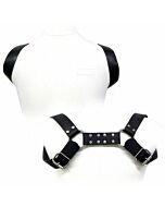 Leather holster body harness