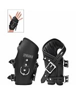 Leather hand and foot suspension grips - black