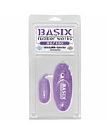 Basix lilac jelly vibrator egg