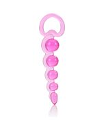 Basic essentials pink anal beads