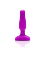 Novice plug vibrador con mando - fucsia