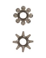 Power stretchy black ring 2pcs