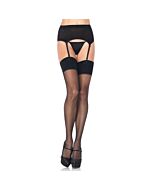 Leg avenue set garter belt and black stockings