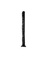 Dildo flexible realístico 50cm - negro