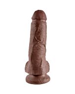 King cock 8 'realistic penis brown 203cm