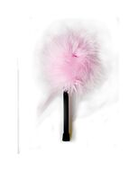 Pink marabou feather duster secret play