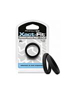 Perfect Fit Xact-fit Adjustable Rings - Black.
