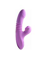 Shegasm pro-thrust conejito rampante con succión