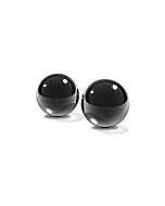 Fetish fantasy limited edition ben-wa balls medium black glass