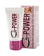 G power orgasm crema femenina