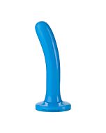 The slim blue dildo