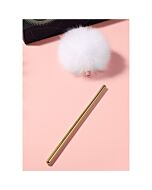 Stimulating pen with elegant stainless steel handle