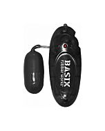 Basix black jelly vibrator egg