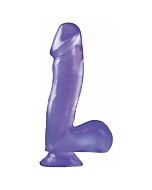 Basix gelatin penis suction lila 16 cm