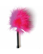 Fuchsia marabou feather duster