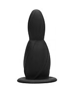 Buttplug black small anal plug