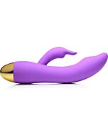 10x eats hither g-focus silicone vibrator - purple