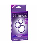 Fantasy c-ring 3 silicone rings stamina s