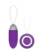 Luca huevo vibrador control remoto morado
