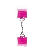 Bad romance pink handcuffs with velcro