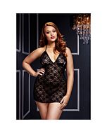 Baci picardias black lace plus size