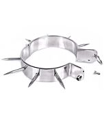 Metalhard necklace tipped bdsm slave